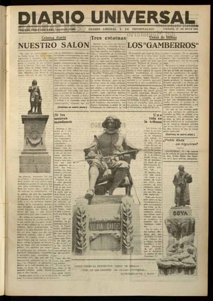 Miniatura de Diario Universal del 27 de mayo de 1932