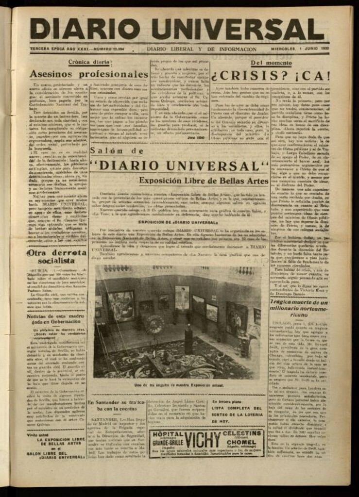 Miniatura de Diario Universal del 1 de junio de 1932