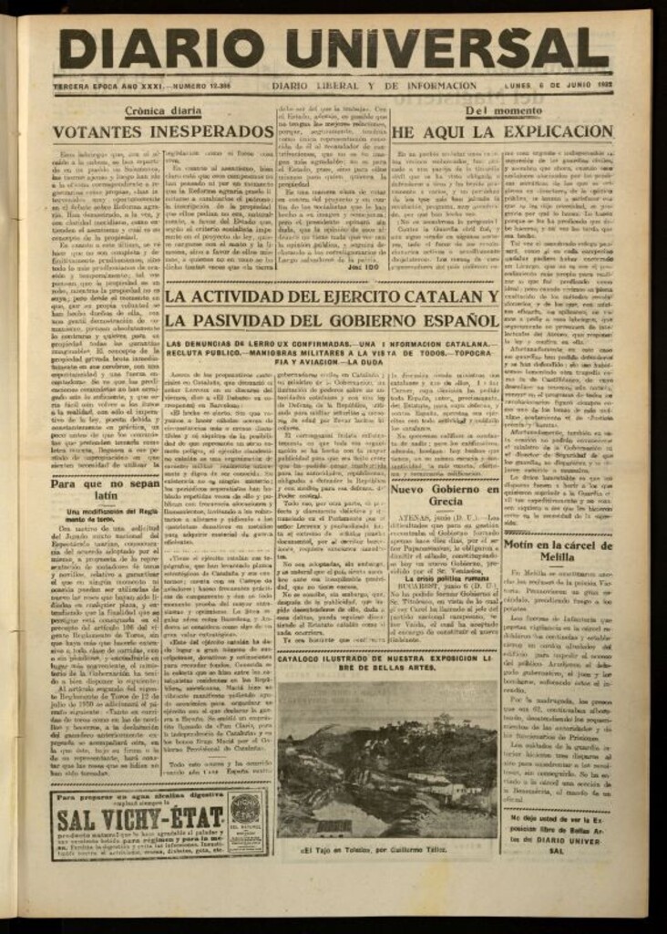 Miniatura de Diario Universal del 6 de junio de 1932