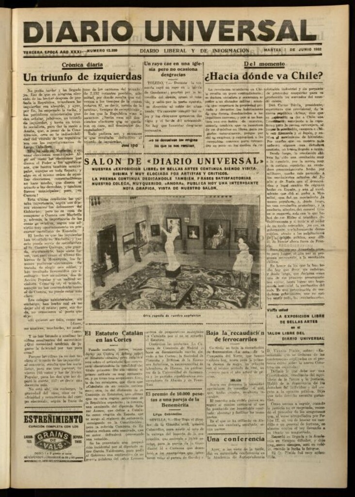 Miniatura de Diario Universal del 7 de junio de 1932