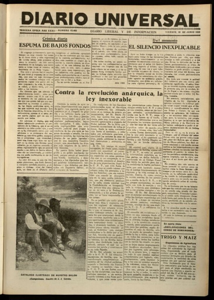 Miniatura de Diario Universal del 10 de junio de 1932