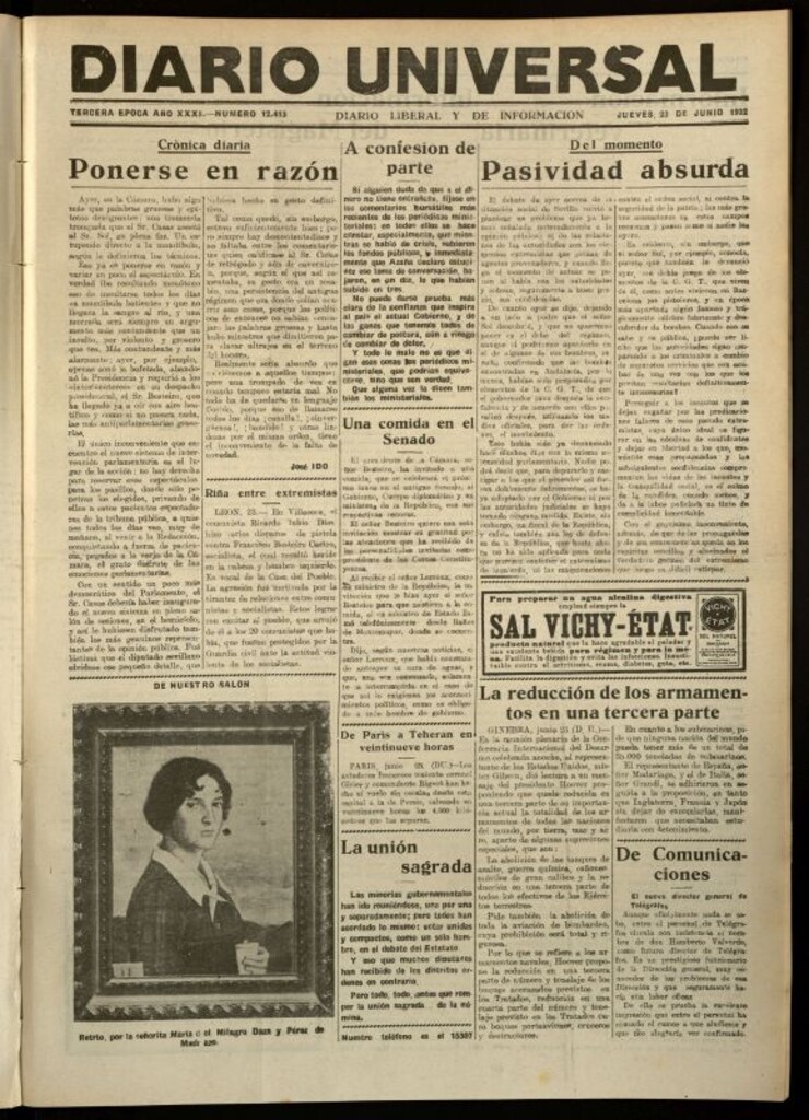 Miniatura de Diario Universal del 23 de junio de 1932