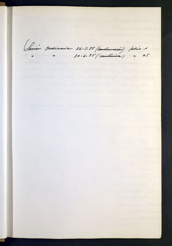 Miniatura de Actas de acuerdos del Pleno del Ayuntamiento. Tomo 9 del año 1988 (26 mayo a 30 de junio)