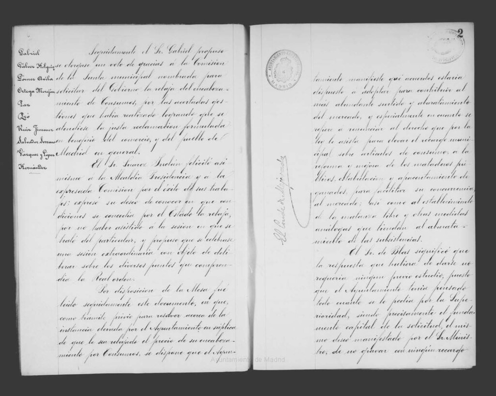 Miniatura de Actas de acuerdos del Ayuntamiento. Tomo 481 del año 1905 (7 enero a 24 marzo)