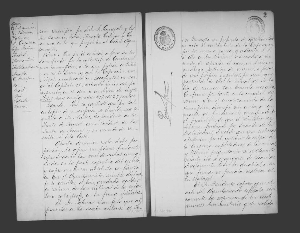 Miniatura de Actas de acuerdos del Ayuntamiento. Tomo 489 del año 1906 (23 marzo a 18 mayo)