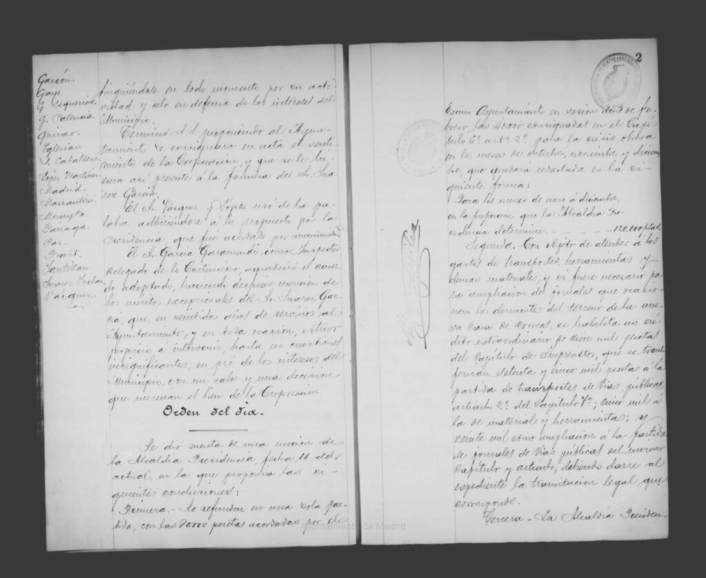 Miniatura de Actas de acuerdos del Ayuntamiento. Tomo 497 del año 1907 (16 febrero a 26 abril)