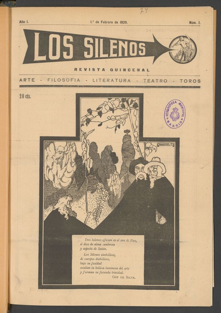 Miniatura de Los Silenos: revista quincenal