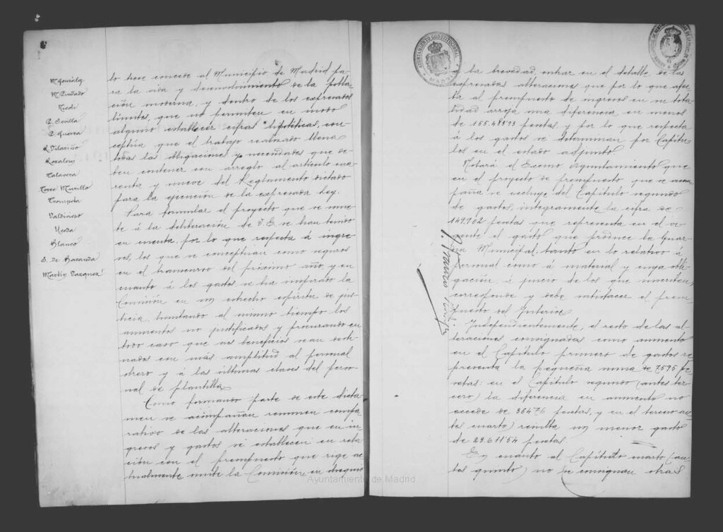 Miniatura de Actas de acuerdos del Ayuntamiento. Tomo 522 del año 1910 (31 octubre a 31 diciembre)