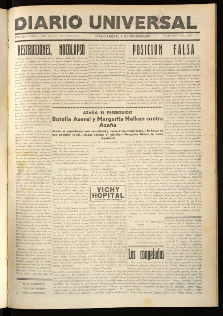 Miniatura de Diario Universal del 7 de junio de 1935