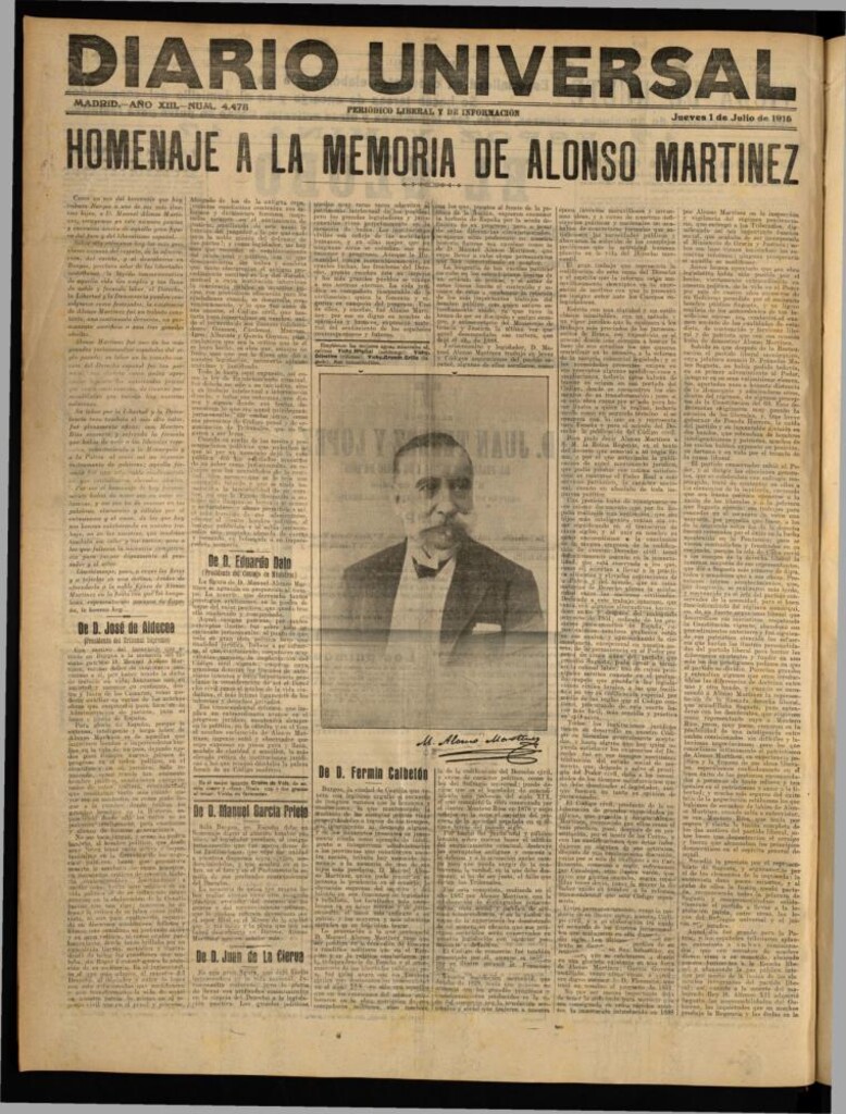 Miniatura de Diario Universal del 1 de julio de 1915