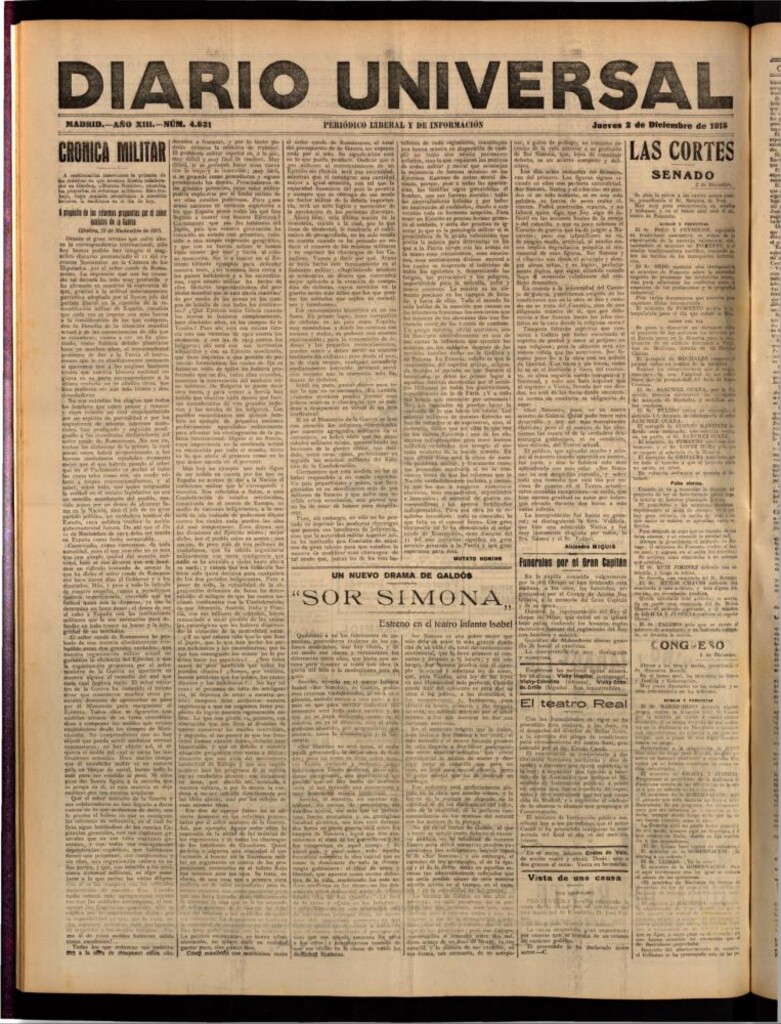 Miniatura de Diario Universal del 2 de diciembre de 1915