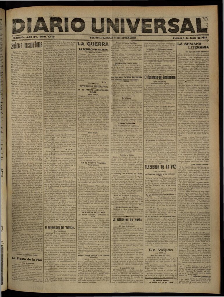 Miniatura de Diario Universal del 1 de junio de 1917
