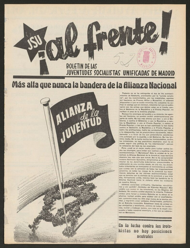 Miniatura de ¡Al Frente! (Madrid, 1936-1937) del 16 de mayo de 1937