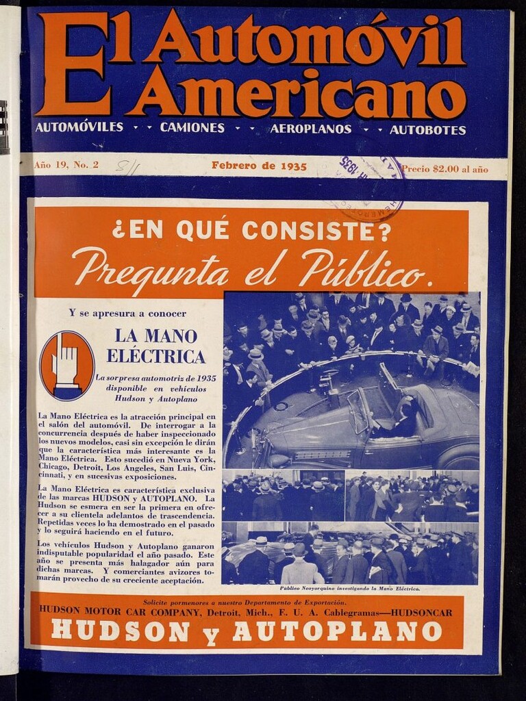 Miniatura de El Automóvil Americano de febrero de 1935, nº 2