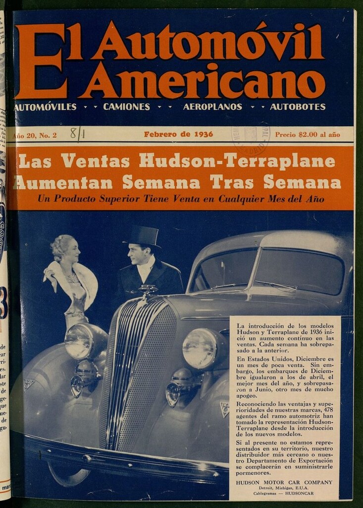 Miniatura de El Automóvil Americano de febrero de 1936, nº 2