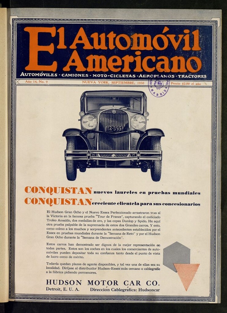 Miniatura de El Automóvil Americano de septiembre de 1930, nº 9