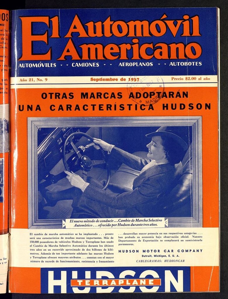 Miniatura de El Automóvil Americano de septiembre de 1937, nº 9