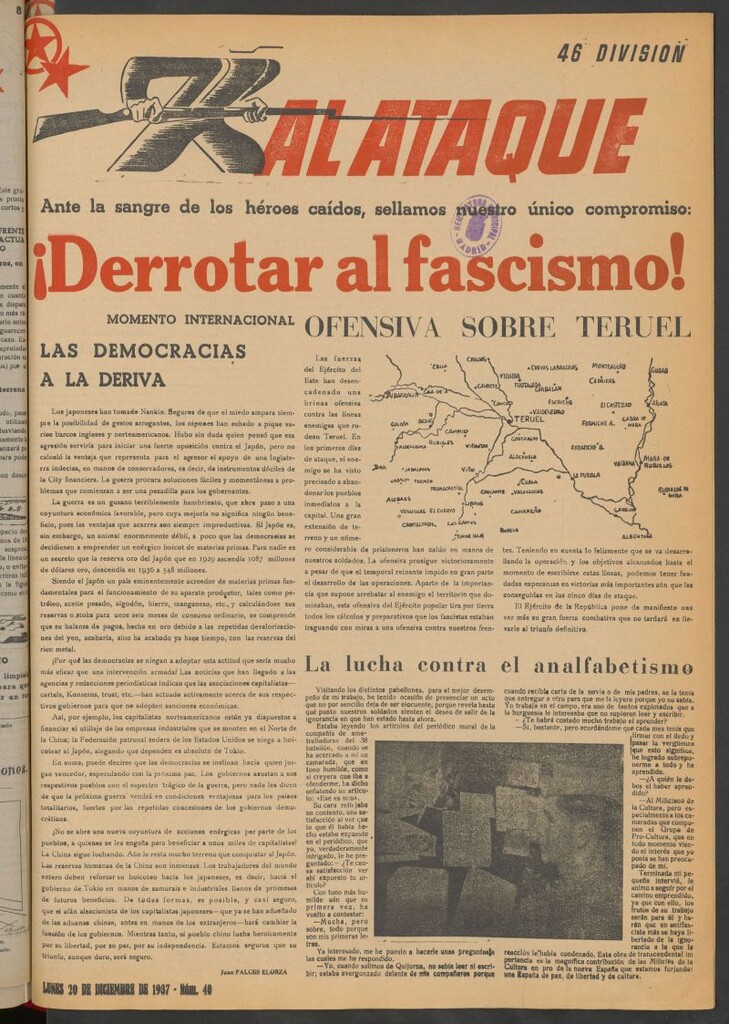 Miniatura de Al Ataque : Organo de la Brigada del Campesino del 20 de diciembre de 1937