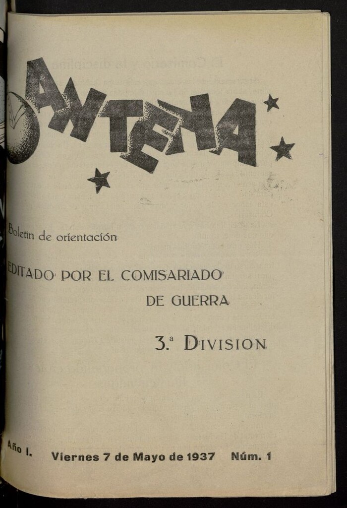 Miniatura de Antena: Opinión Diaria del 7 de mayo de 1937