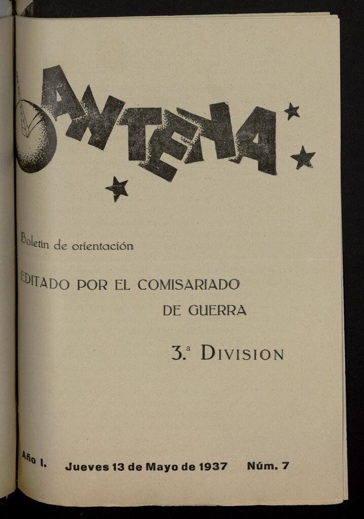 Miniatura de Antena: Opinión Diaria del 13 de mayo de 1937