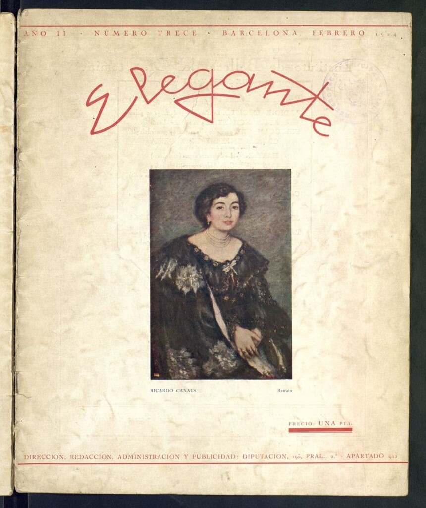 Miniatura de Elegante: revista de modas, peinados y belleza de febrero de 1924. Numero 13