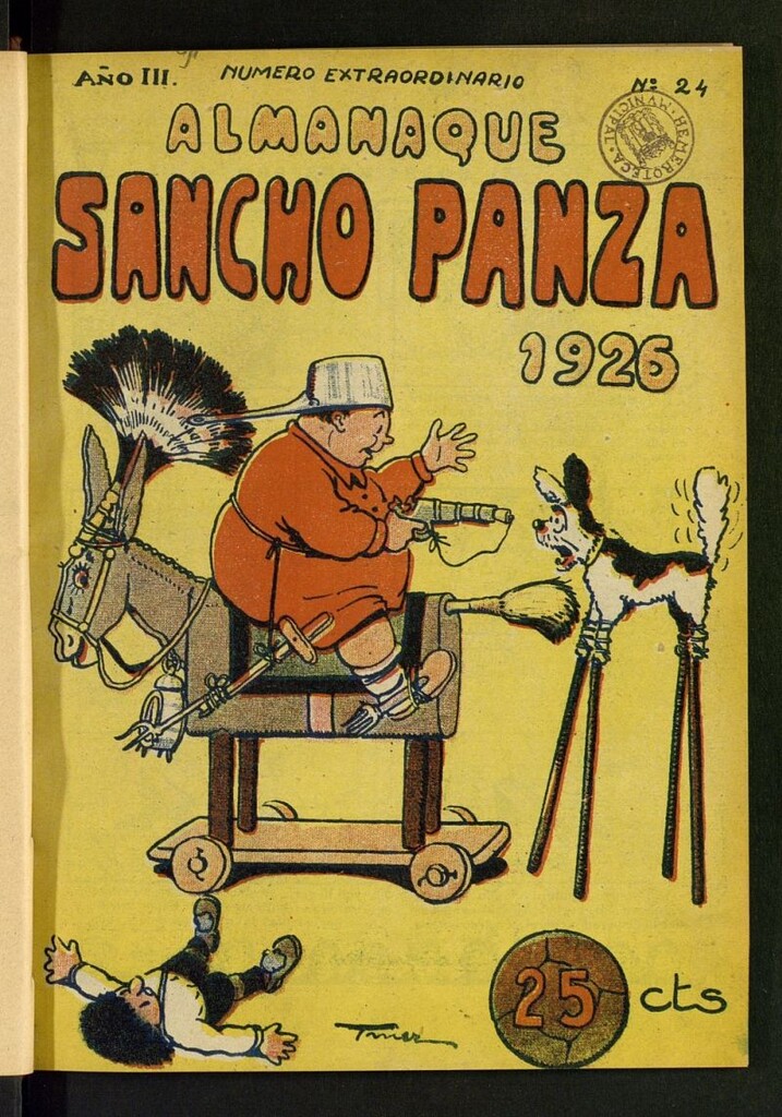 Miniatura de Almanaque Sancho Panza de 1926