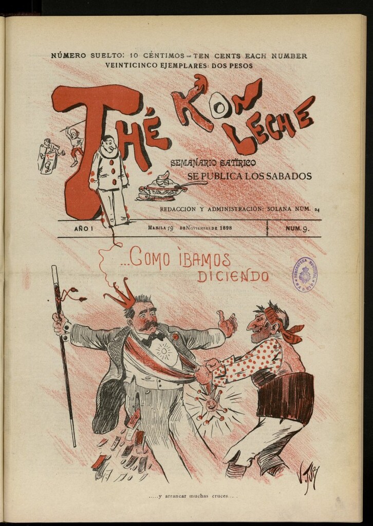 Miniatura de Thé Kon Leche del 19 de noviembre de 1898, nº 9