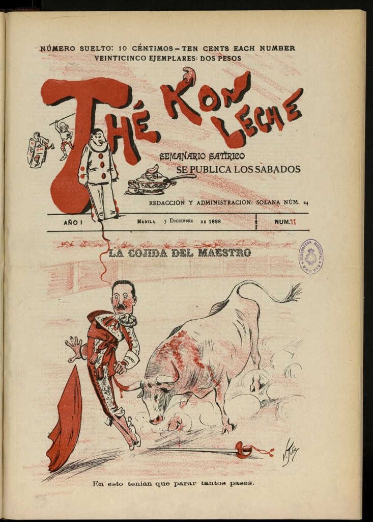 Miniatura de Thé Kon Leche del 3 de diciembre de 1898, nº 11