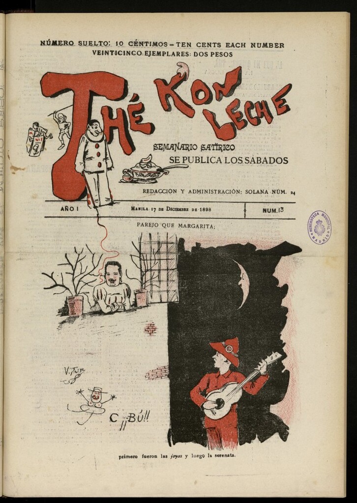 Miniatura de Thé Kon Leche del 17 de diciembre de 1898, nº 13