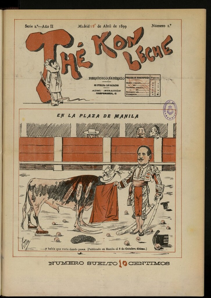 Miniatura de Thé Kon Leche del 15 de abril de 1899, nº 1