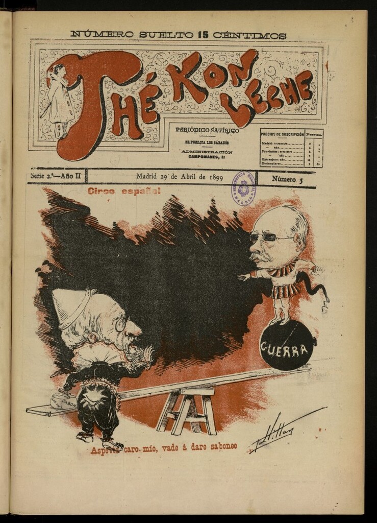 Miniatura de Thé Kon Leche del 29 de abril de 1899, nº 3