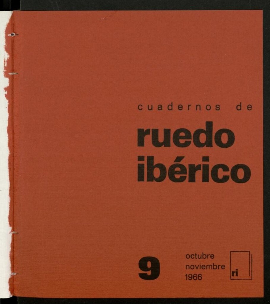 Miniatura de Cuadernos de Ruedo Ibérico de octubre-noviembre de 1966, nº 9