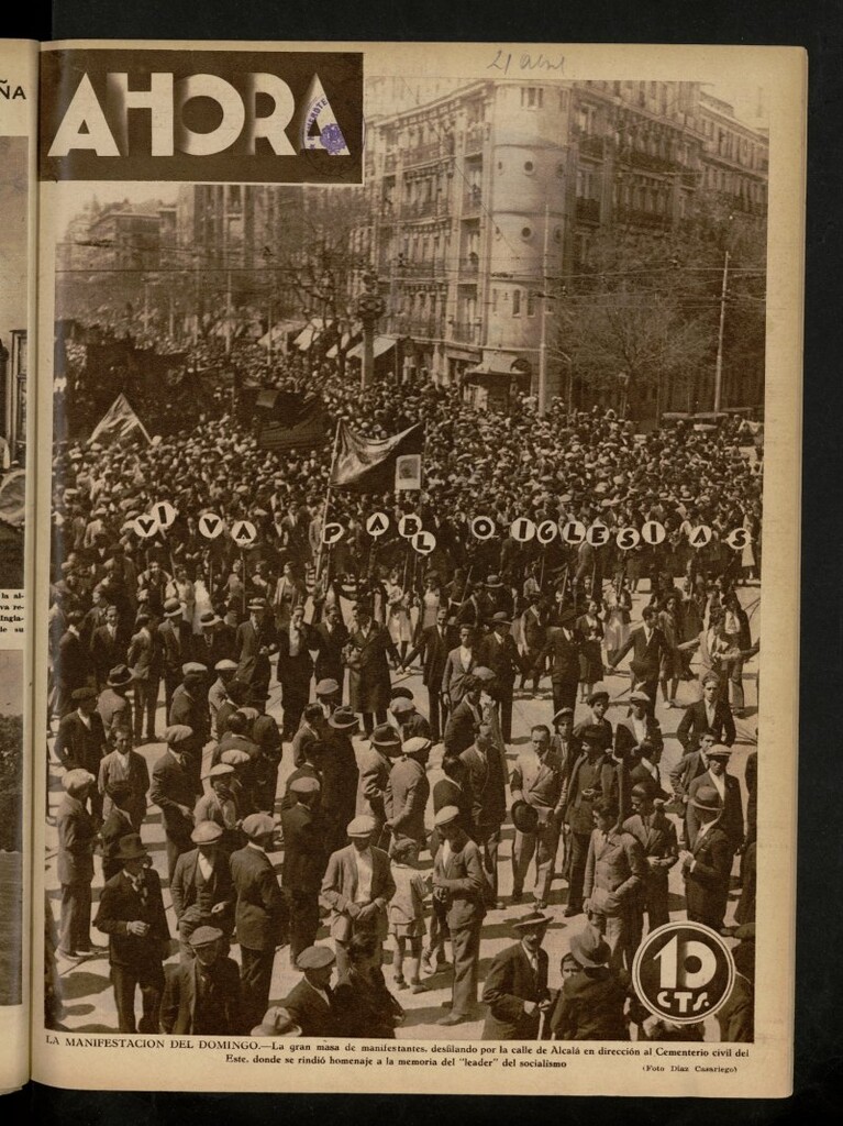 Miniatura de Ahora: diario gráfico del 21 de abril de 1931, nº 109