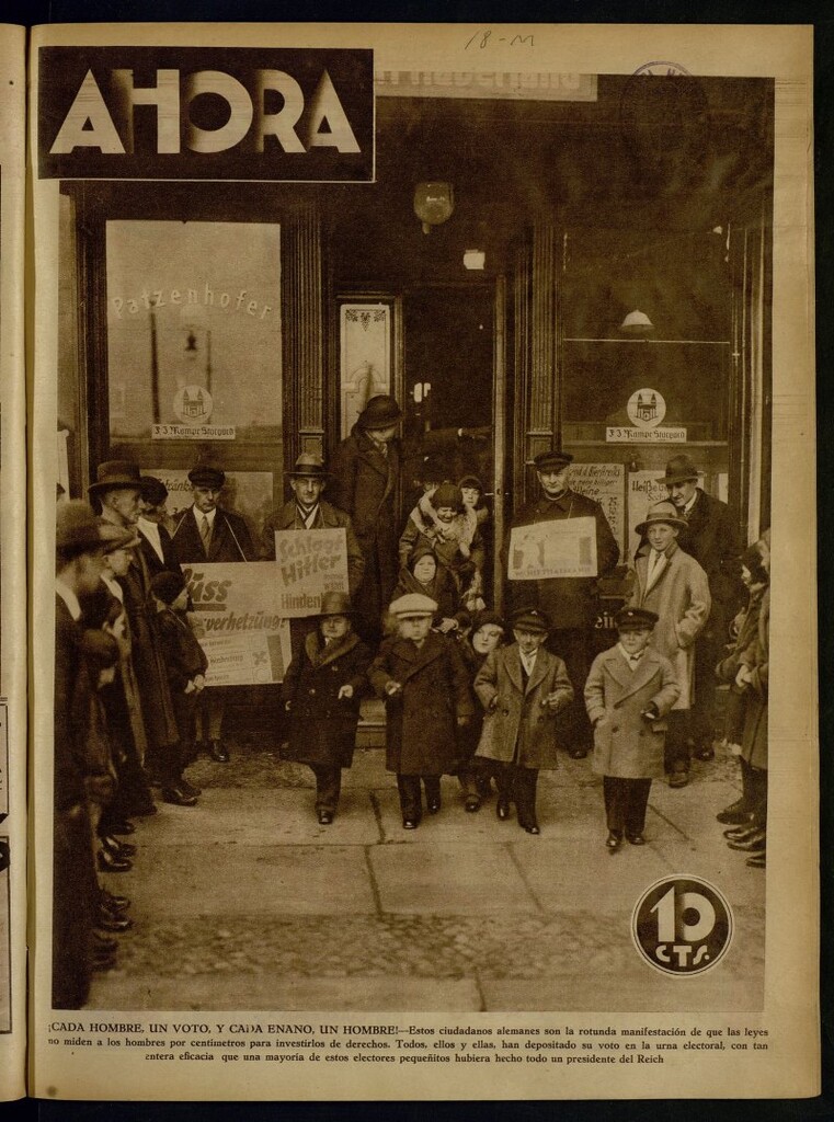 Miniatura de Ahora: diario gráfico del 18 de marzo de 1932, nº 393