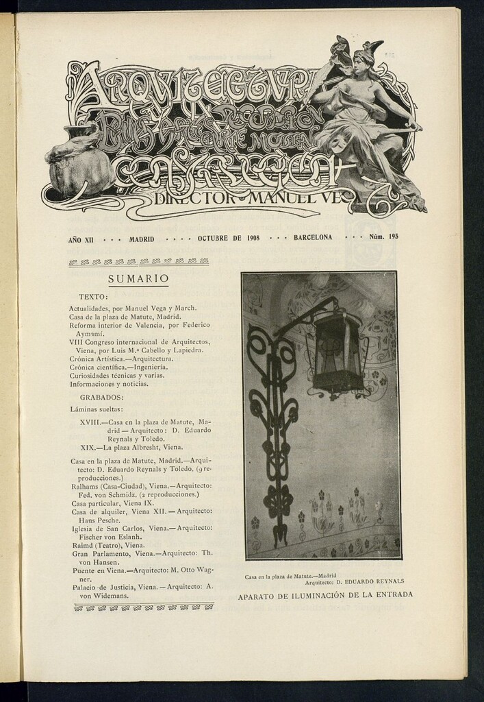 Miniatura de Arquitectura y Construcción : revista técnica quincenal de octubre de 1908