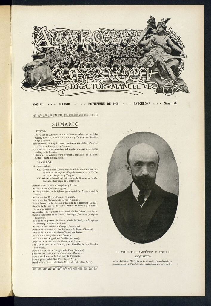 Miniatura de Arquitectura y Construcción : revista técnica quincenal de noviembre de 1908