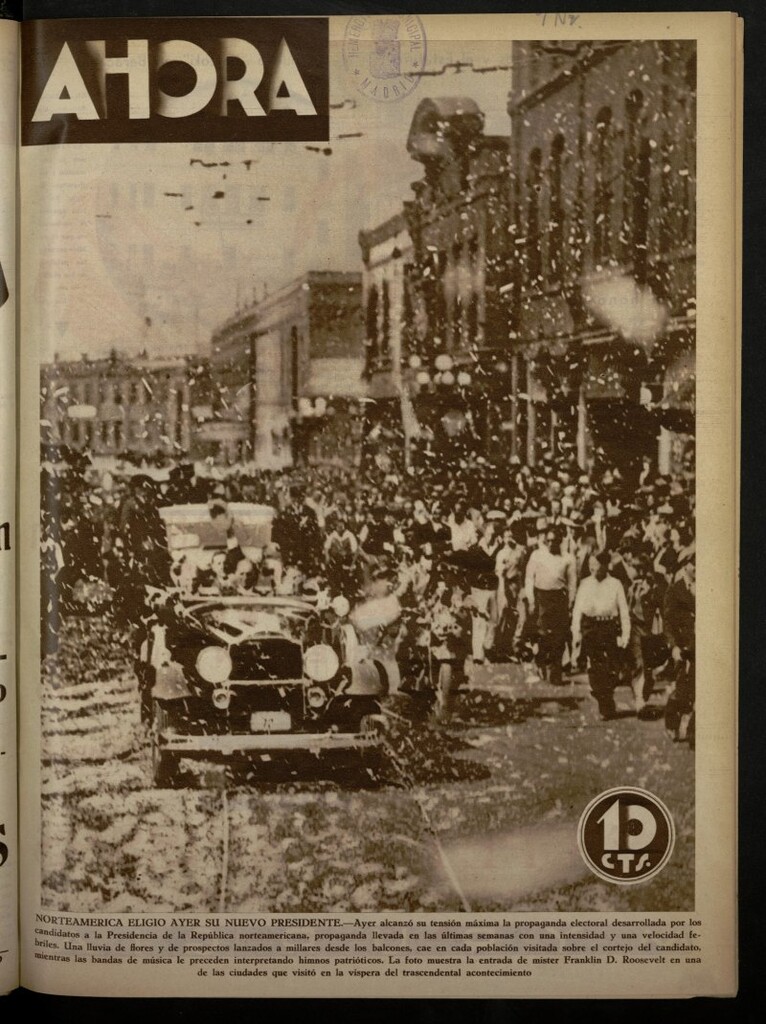 Miniatura de Ahora: diario gráfico del 9 de noviembre de 1932, nº 594