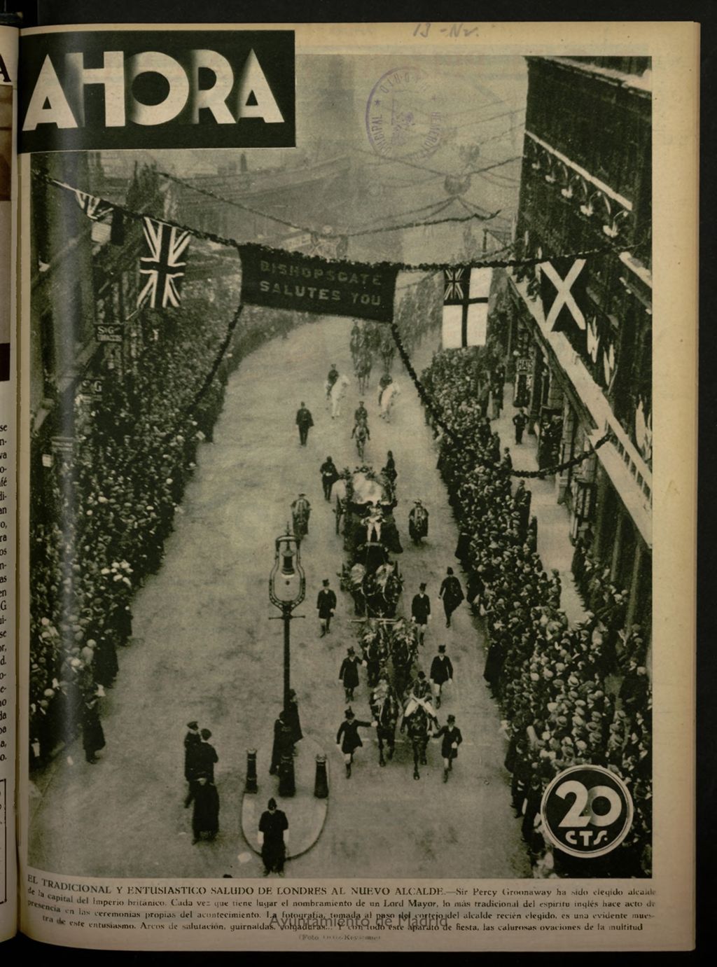 Miniatura de Ahora: diario gráfico del 13 de noviembre de 1932, nº 598