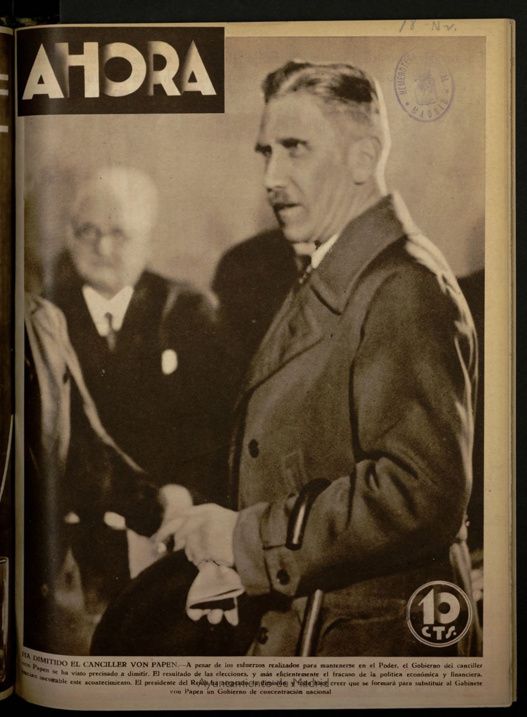 Miniatura de Ahora: diario gráfico del 18 de noviembre de 1932, nº 602