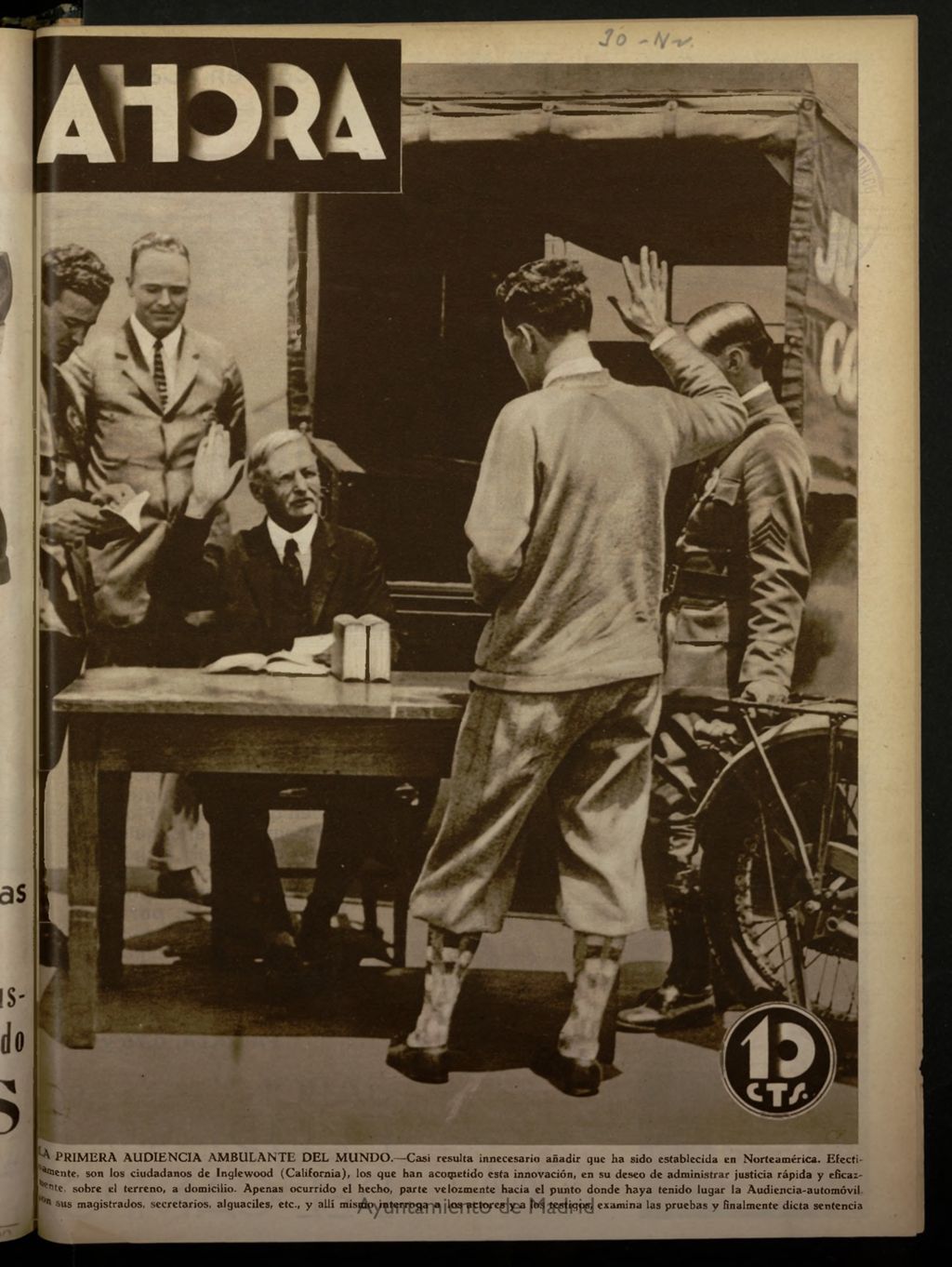 Miniatura de Ahora: diario gráfico del 30 de noviembre de 1932, nº 612