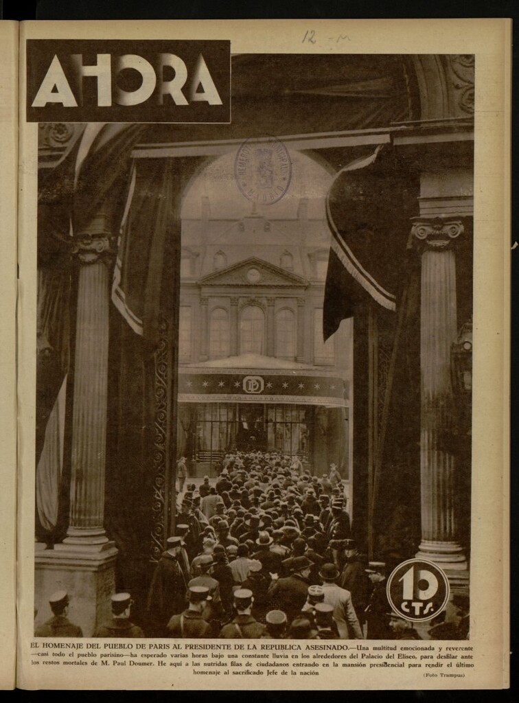 Miniatura de Ahora: diario gráfico del 12 de mayo de 1932, nº 439