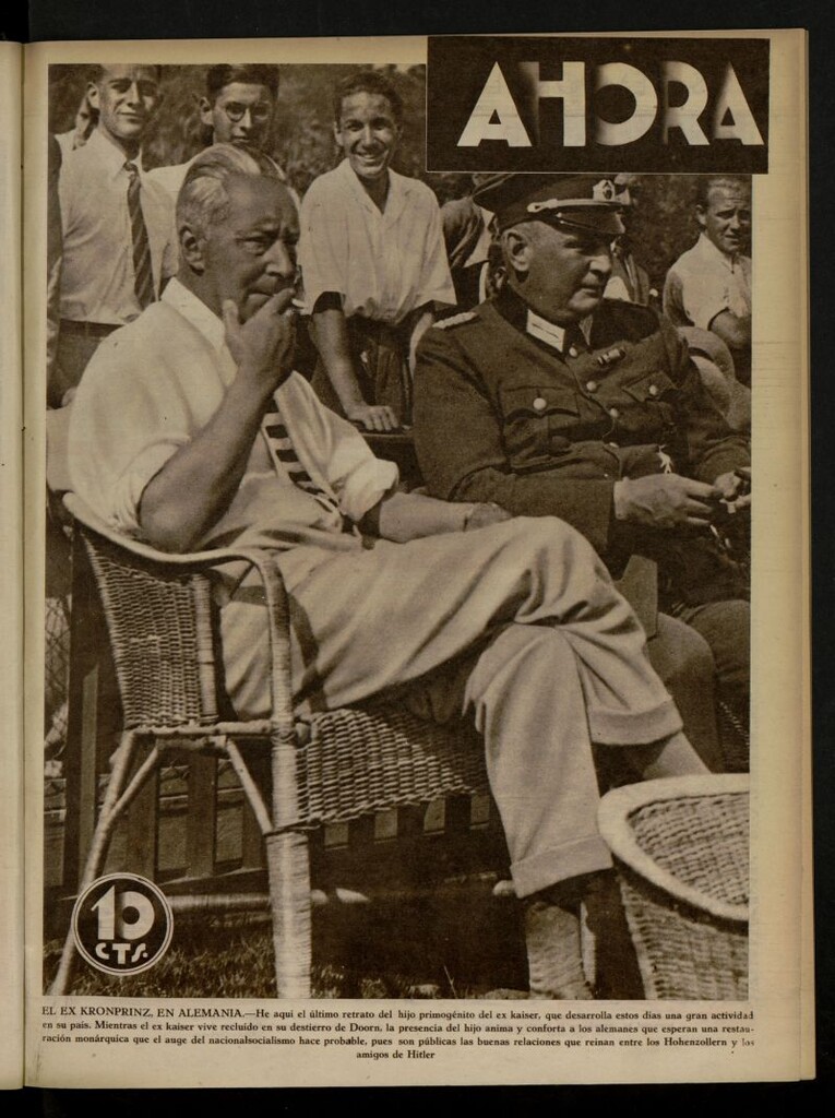 Miniatura de Ahora: diario gráfico del 15 de julio de 1932, nº 494