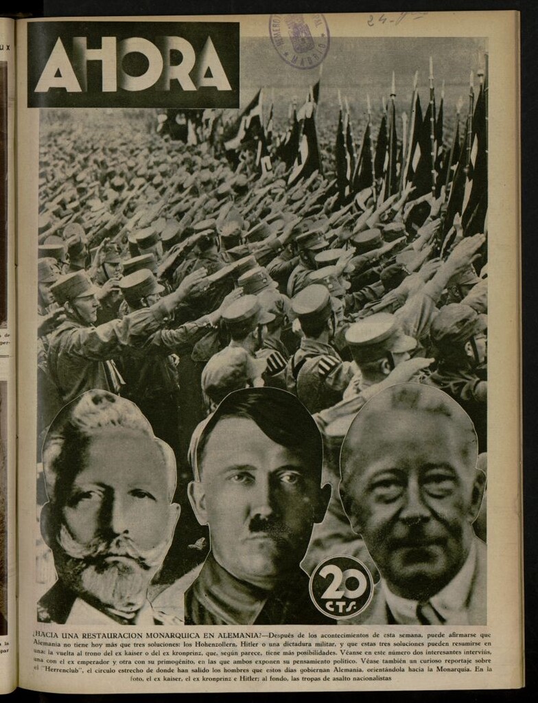 Miniatura de Ahora: diario gráfico del 24 de julio de 1932, nº 502