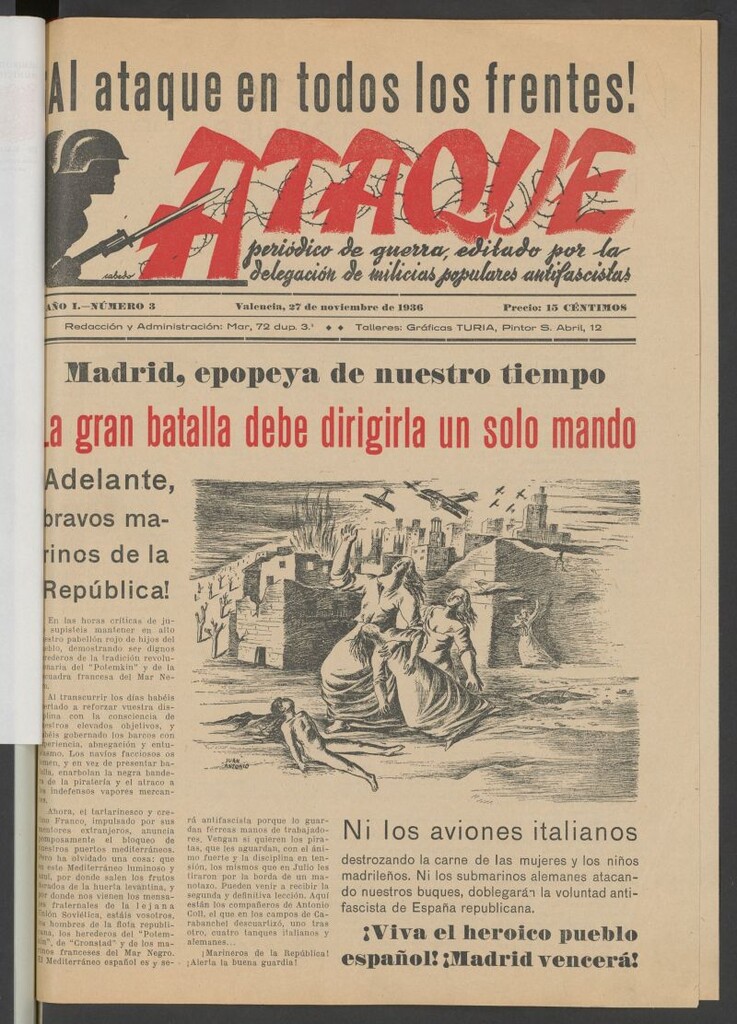 Miniatura de Ataque : Periódico de Guerra