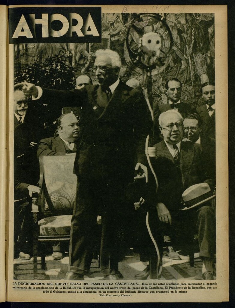 Miniatura de Ahora: diario gráfico del 16 de abril de 1933, nº 730