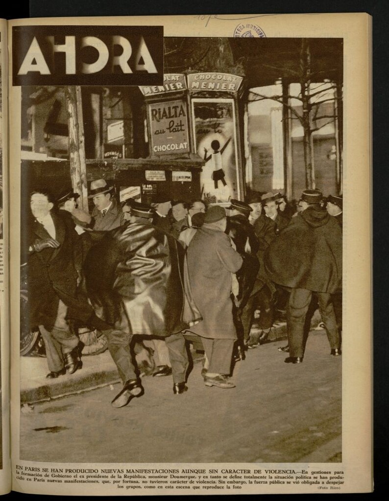 Miniatura de Ahora: diario gráfico del 10 de febrero de 1934, nº 987