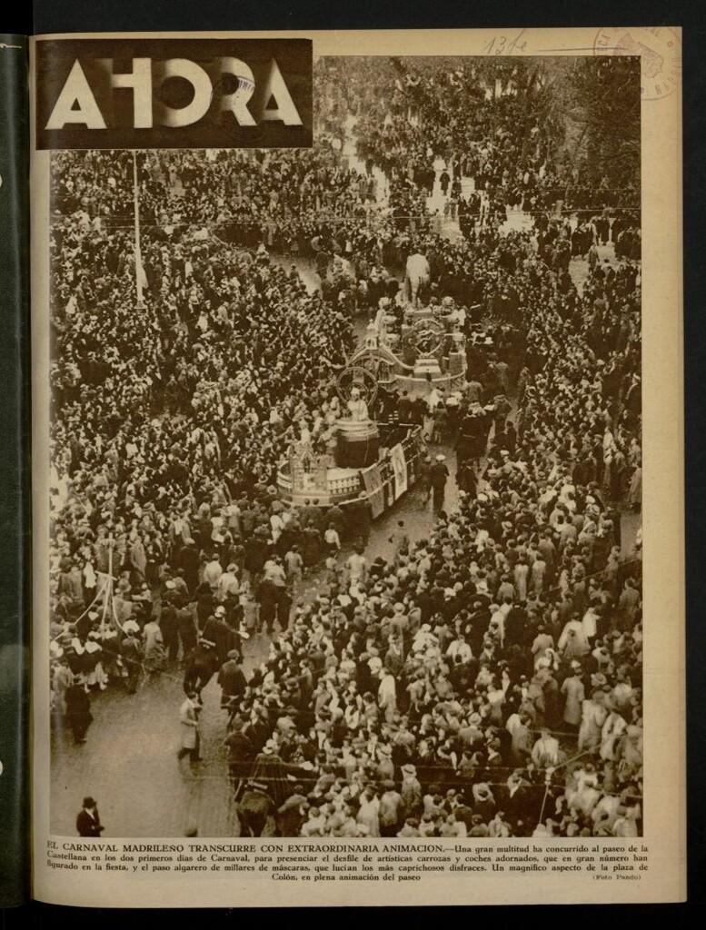 Miniatura de Ahora: diario gráfico del 13 de febrero de 1934, nº 989