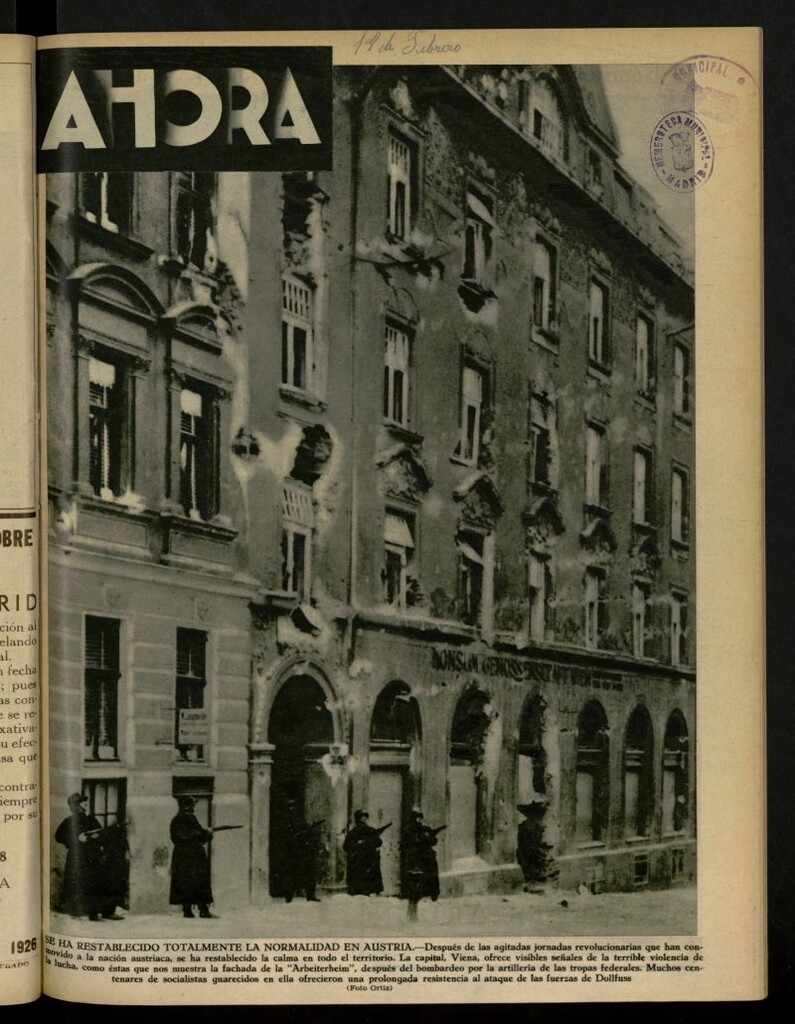 Miniatura de Ahora: diario gráfico del 18 de febrero de 1934, nº 994