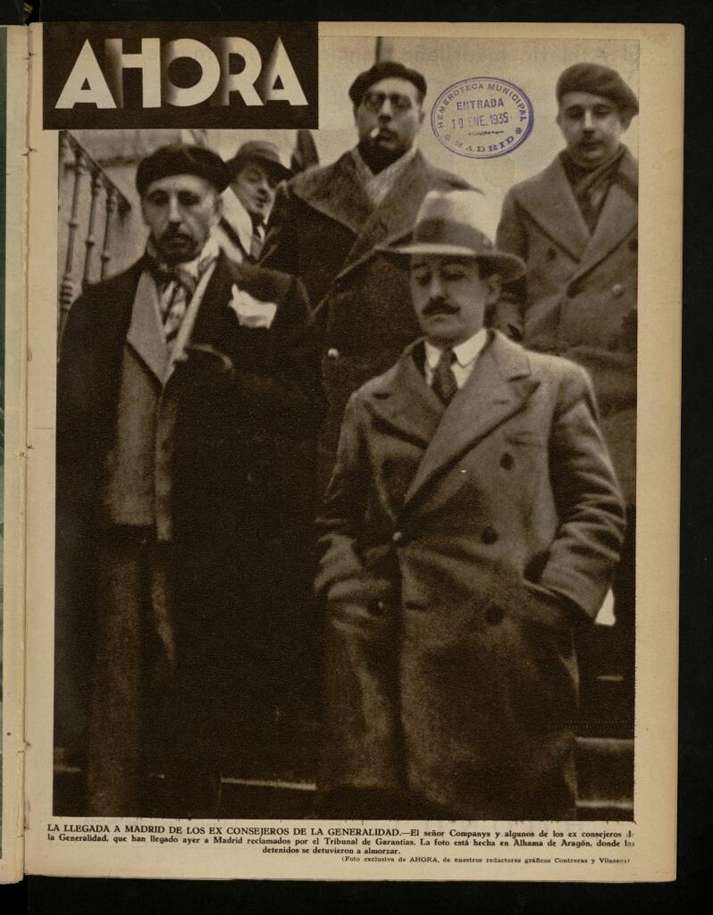 Miniatura de Ahora: diario gráfico del 8 de enero de 1935, nº 1259