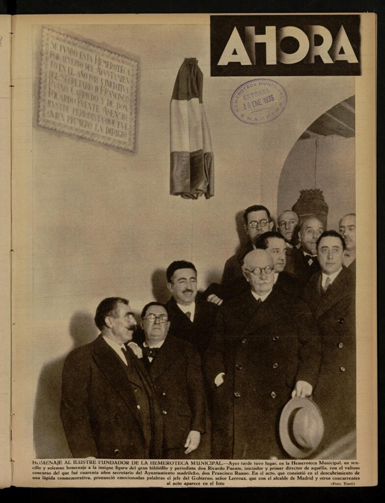 Miniatura de Ahora: diario gráfico del 11 de enero de 1935, nº 1262